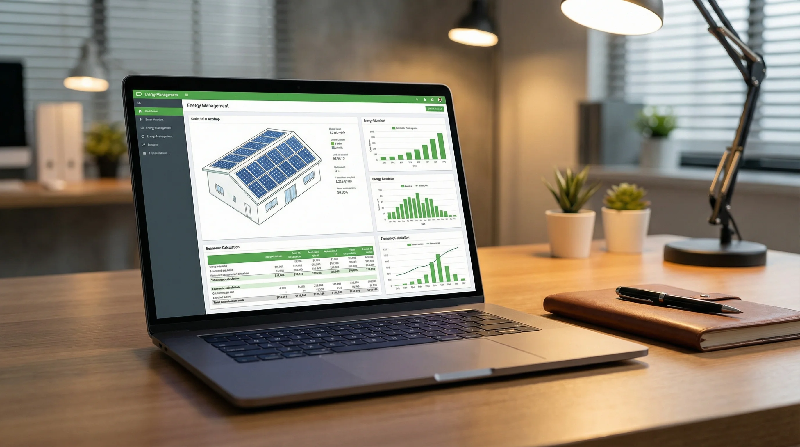 Photovoltaik Konzept mit Wirtschaftlichkeitsberechnung für Unternehmen
